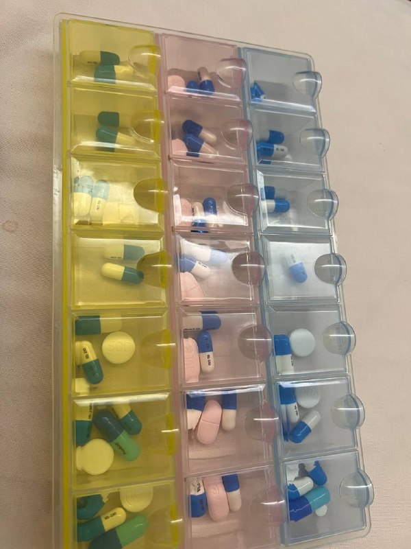 没想到这个七乘三的小药盒用上了